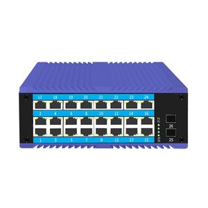 POE機能付き産業用マネージドデスクトップスイッチ10/100/1000Mイーサネット速度8kMAC VLAN SNMP機能LANネットワークスイッチ - Product Image 1
