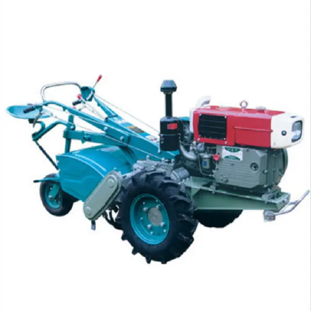 Hohe Produktivität Zweirad-Definition Landwirtschaft Hand-Mini-Gehtraktor 12 PS Landwirtschaftstraktor grün rot orange blau