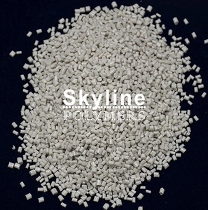 リサイクルホワイトGPPS顆粒汎用ポリスチレンプラスチック原料射出押出用