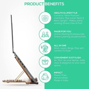 Top Adjustable Foldable Laptop and Tablet Stand for Desk Portable Stand for iPad 10.2 11.6 12.5 13.3 Inch <strong>Notebook</strong> and <strong>Computer</strong> - Product Image 3
