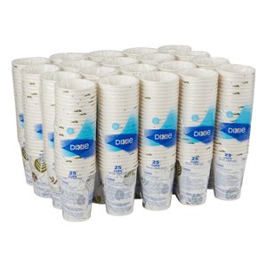 ディキシー使い捨て紙ホットコーヒーカップ、2342WS、<span class=keywords><strong>12</strong></span> <span class=keywords><strong>Fl</strong></span>。オズ、経路、500カウント (25カップ/スリーブ、20スリーブ/ケース)