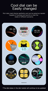 Maxtop ساعة ذكية تعمل باللمس الكامل ساعة ذكية للياقة البدنية مقاومة للماء معدل ضربات القلب الساعات الذكية - Product Image 6