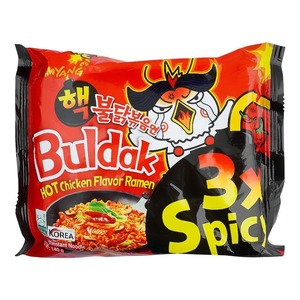 卸売ラーメンSAMYANGG Buldakホットチキンハバネロライムフレーバーラーメン135g