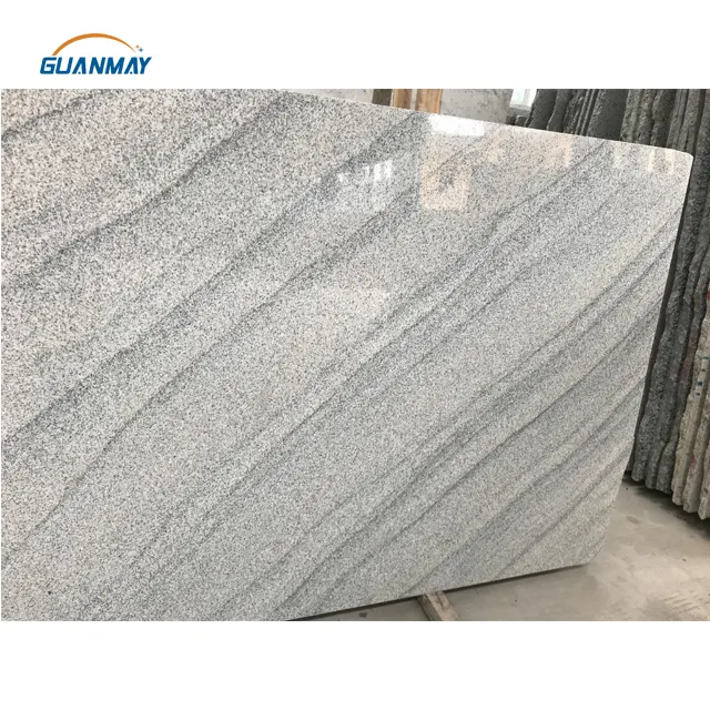Fabrik preis weiße Galaxie Granitplatten Welle Granit mit grauer Ader für Bodenfliesen Küchen arbeits platte
