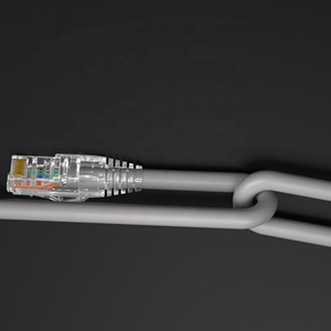 24AWG telli UTP saf çıplak bakır tel 3 ft Cat6 Ethernet kedi 6 Internet ağ RJ45 yama kablosu kablosu iletişim kabloları - Product Image 5