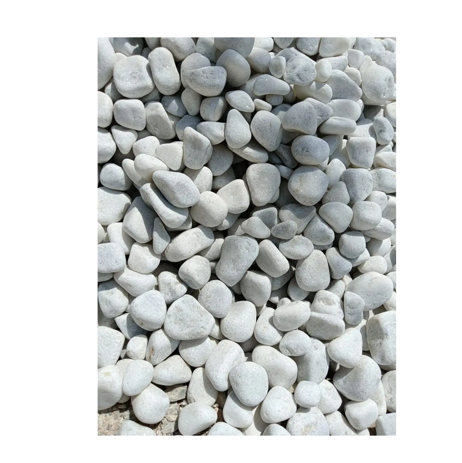 Suministro directo de fábrica, guijarros de mármol de piedra natural para decoración de jardín y Templo disponibles a precio de exportación