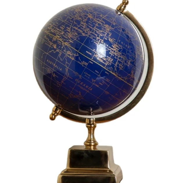 Alta qualità prezzo economico viaggio elegante Francis laminato blu mappa del mondo globo galleggiante per laboratorio d'ufficio e decorazione scolastica
