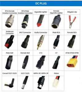 Entrada EE. UU. Reino Unido UE AU Enchufe Salida 42V2A Cargador de batería de litio Adaptador de corriente Cabezal aéreo Adaptador de carga de CA - Product Image 3