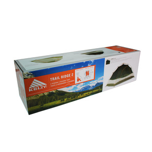 Vietnã Fábrica Por Atacado Personalizado Ondulado Caixa De Transporte UV Revestimento Em Relevo Papel Caixa De Embalagem De Transporte Camping Tendas