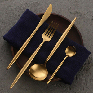 Designer Cutlery Set <strong>Made</strong> of Stainless Steel and Beautiful Resin Handle Black and White Design in Affordable Price by <strong>HHO</strong> - Product Image 4