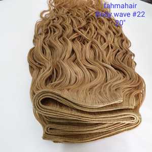 Beste Qualität 100% indonesische & indische Remy Haar verlängerungen Schöne blonde braune Körper Wave Style 8A 10A Grade Bulk Type