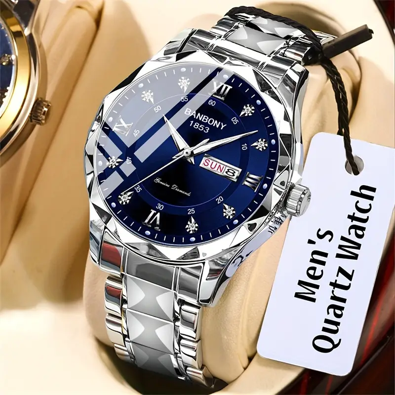 Silver/blue