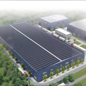 模块化BIPV PEB太阳能钢车间高能效工业仓库系统PEB钢架工业建筑