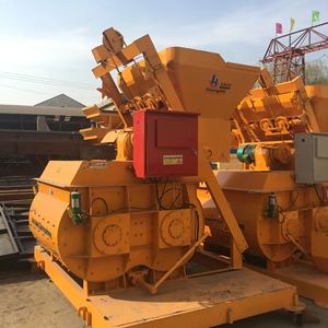 JS500 JS750 JS1000L JS2000L เครื่องผสมคอนกรีตเพลาคู่ เครื่องผสมคอนกรีตความจุขนาดใหญ่