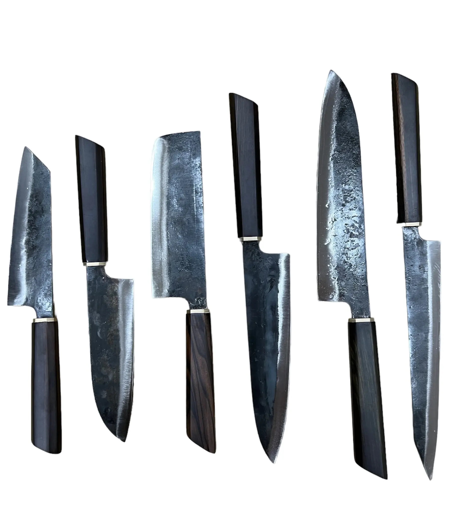 Bestseller V2-Serie-Japanische hand geschmiedete Kochmesser aus Kohlenstoffs tahl New Handle Design Knife Kitchen Set