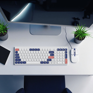Combo de teclado y ratón inalámbrico para juegos compacto ultrafino H66 2,4G portátil para PC, portátil, ordenador de escritorio, portátil - Product Image 1