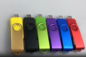แฟลชไดรฟ์ USB หมุนได้ความเร็วสูง 3.0 พร้อมโลโก้ที่กําหนดเอง แท่งหน่วยความจําสีสันสดใสสําหรับโปรโมชั่น 4GB ถึง 64GB - Product Image 3