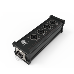 Equipo de iluminación de escenario de audio y vídeo Caja de distribución de conexiones de altavoces eléctricos con conectores de audio y vídeo de salida de entrada - Product Image 3