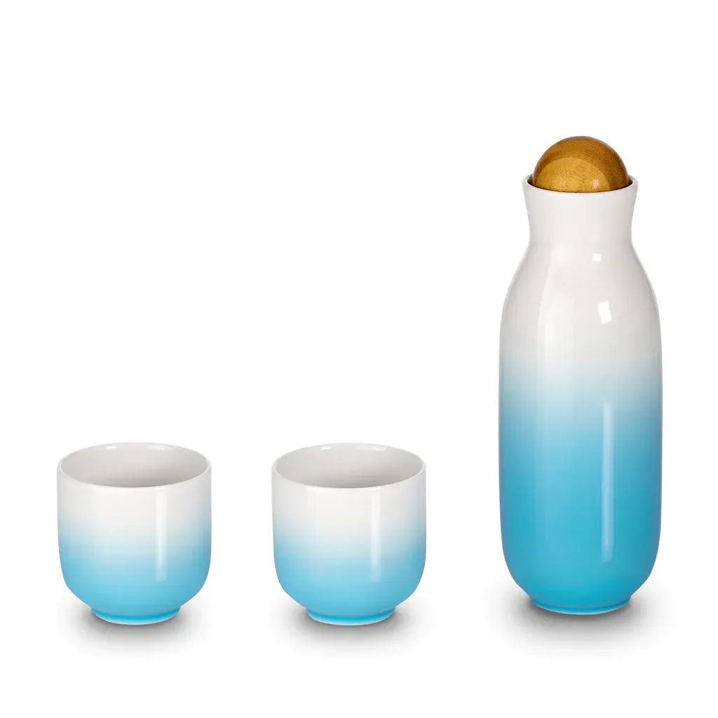 Acera Liven Bloom Carafe Set (ティーカップ) 美しいデザインで作られたセラミックタンブラーセット