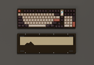 Teclado mecánico QK100 con pantalla LCD y bisel/insignia personalizable con carcasa de aluminio CNC de varios colores - Product Image 5