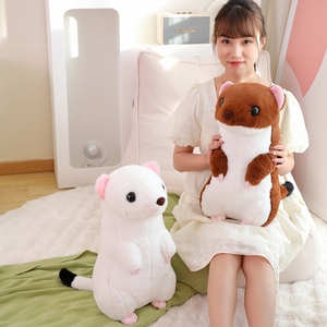 Cartoon <strong>Weasel</strong> Short-Tailed Man <strong>Plush</strong> <strong>Toy</strong> Soft Rubber Pacifier Doll for Children Perfect Boy's Day Gift Accessory