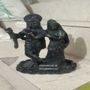 手工聚树脂印度克里希纳雕像时尚家居装饰聚树脂工艺品克里希纳彩色雕像/雕像克里希纳 - Product Image 1
