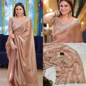 NEW SAREE BLOUSE NEW <strong>SARI</strong> INDIAN WEDDING DESIGNER BOLLYWOOD PAKISTANI PARTY WEAR