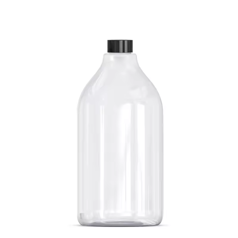 bottle with plain cap