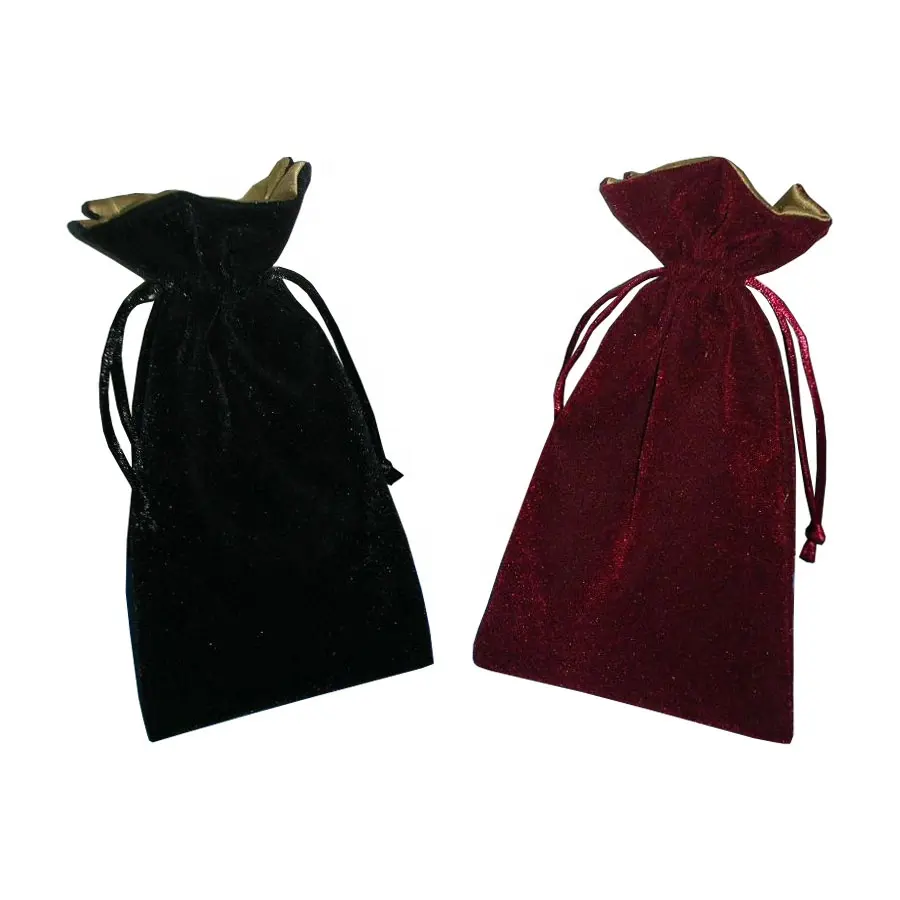 Профессиональные сумки для ювелирных изделий с принтом на заказ, маленькие розовые бархатные сумки для ювелирных изделий с веревкой