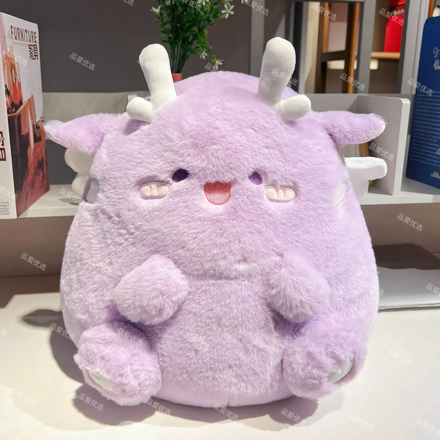 2023 Cross Border 33 cm Cuddly Fat Plush Dinosaur Dragon Doll Super Soft Stuffed Animal Plush Toy For Girls