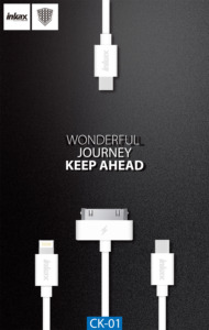 Inkax สายเคเบิลพีวีซีชนิด C เป็น USB-A CK-01เพื่อ TYPE-C ได้อย่างรวดเร็ว - Product Image 2