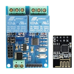 <strong>ESP8266</strong> ESP-01 12V Smart Home <strong>WiFi</strong> <strong>Relay</strong> <strong>Module</strong> 2 Channels Remote Control <strong>Switch</strong> - Product Image 2
