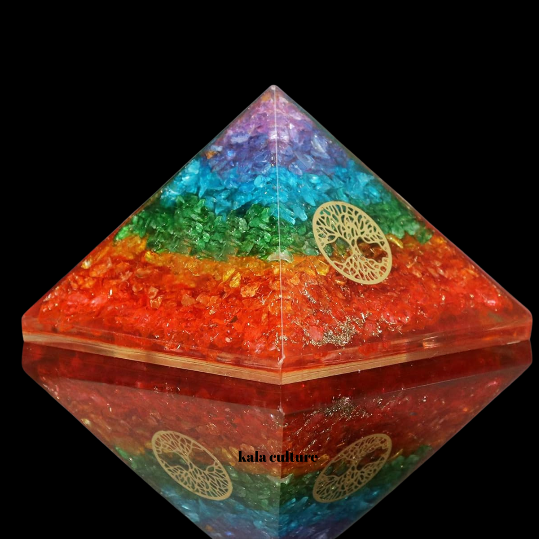 Sept chakra avec arbre de vie