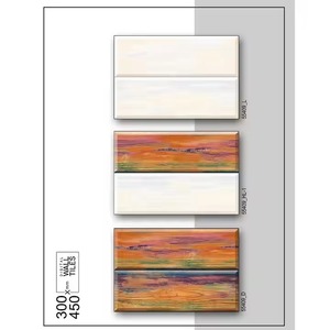 300x450mm高品质ホワイトボディセラミック壁クラッディングタイル30x45cmカラフルデザイン中国粘土デジタル12x18インテリアストック