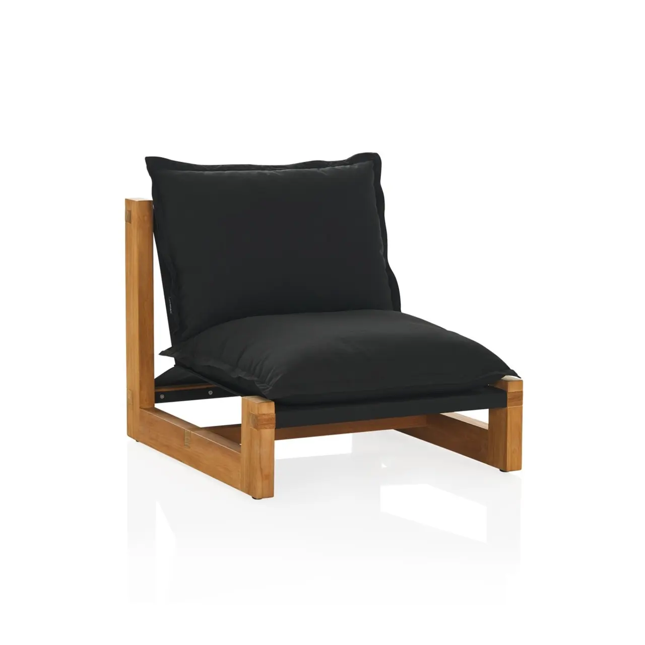 Yeni tasarım şezlong katı tik ahşap kapı plaj sandalyesi Modern tarzı kanepeler dış mekan mobilyası lüks