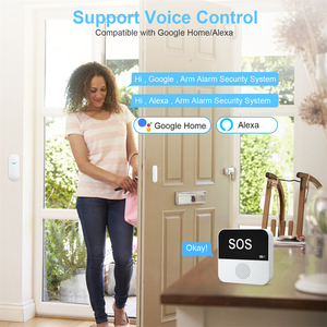 Sistema de alarma de seguridad para el hogar RF + WiFi con aplicación de control remoto ABS Cobertura mejorada Sensores de puerta/ventana Uso en interiores - Product Image 6