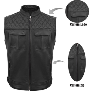 سترة جديدة عالية الجودة مخصصة من الجلد للرجال/سترة نادي الدراجات النارية - Product Image 2