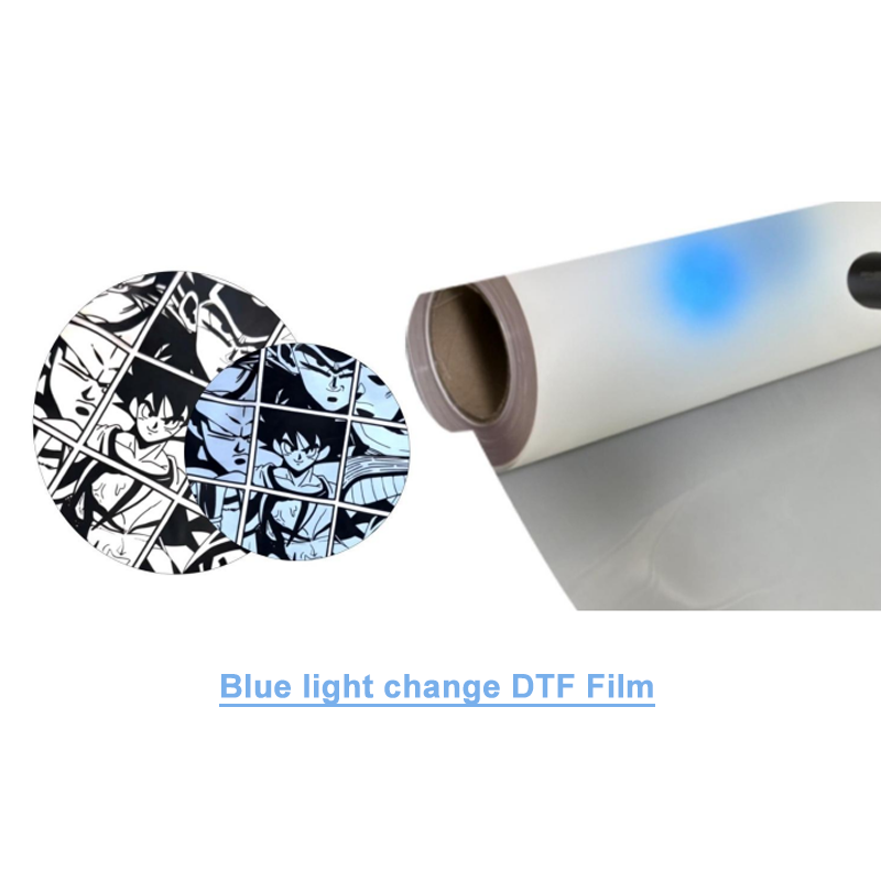 Film de changement de lumière pourpre bleu 30CM * 10M/roll