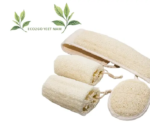 Loofah Bath Sponge For Exfoliating Body/ Flat Loofah Sponge/ Natural And Organic Loofah Sponge