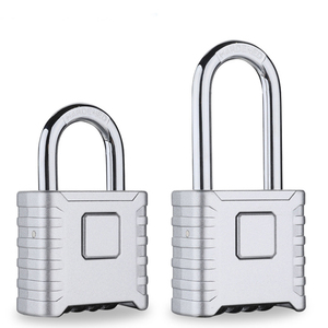 Factory Short Long Shackle <strong>Bottom</strong> <strong>Code</strong> Push Button 4 Digit Combination Padlock for Gate - Product Image 1