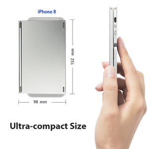可折叠无线键盘触摸板铝超薄便携式折叠键盘可充电iOS ipad安卓窗口 - Product Image 3