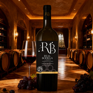 Real Bodega, Gran Reserva, Tempranillo e Cabernet Sauvignon, 13-13,5% Vol Alcohol, D.O., 0,75Lt, De Castilla La Mancha. - Product Image 5