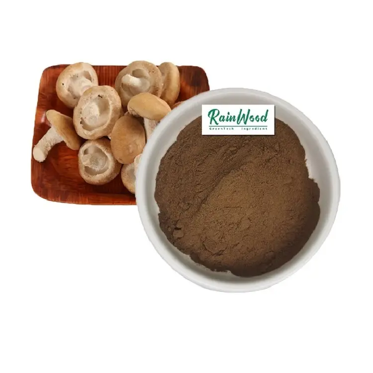 Precio a granel polvo de hongo Shiitake 30% polisacárido polvo de extracto de hongo Shiitake