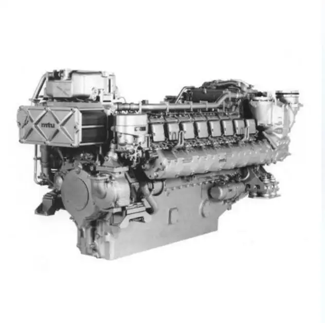 Motor diésel marino Mtu 16V396te74L usado con caja de cambios Marina Zf para Fast Ferry