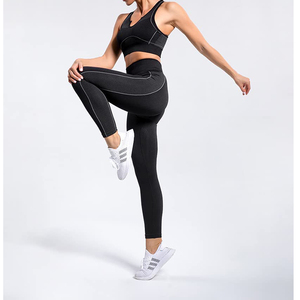 Direct Factory Sale Custom Women's <strong>Yoga</strong> Sets Best Material with Solid Pattern Directly Sourced to Meet Customer Demands - Product Image 6