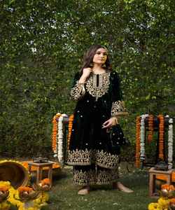 三件套合奏: 巴基斯坦三件套Salwar Kameez-用协调的合奏提升你的衣柜