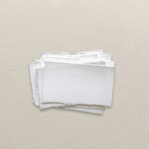 手工制作的150gsm白色棉布纸5x 9cm 2x3.5盒式仙女牌