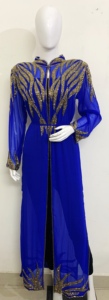 Luxe אבאיה סגנון הגעה מזרח תיכון דובאי שמלת הודו ערבית abaya קפטן פנים פתוח נגד שילינג קלאסי אבאיאס