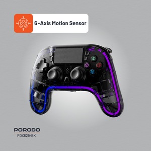 Porodo游戏水晶外壳PS4控制器