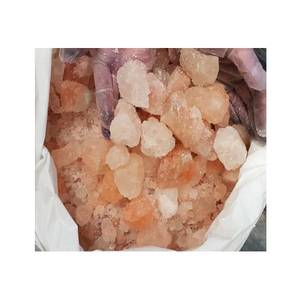 เกลือหิมาลายันเกรดกินได้หยาบสีชมพูแดงจากเหมืองเกลือบรรจุในปริมาณที่มาก